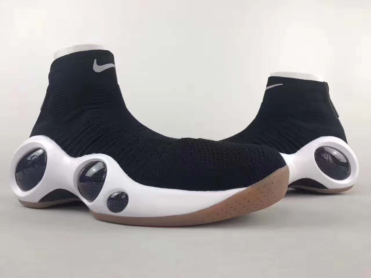 Nike Flight Bonafide Black White Gum Shoes